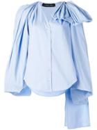 Y/project Oversized Fit Blouse - Blue