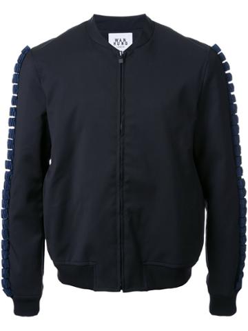 Wan Hung Cube Sleeve Detail Bomber Jacket