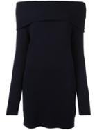 T By Alexander Wang Off-shoulder Jumper, Women's, Size: Xs, Blue, Cashmere/wool