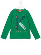 Kenzo Kids 'k' T-shirt, Boy's, Size: 10 Yrs, Green