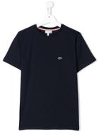 Lacoste Kids Teen Small Logo T-shirt - Blue