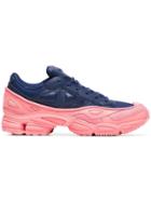 Adidas By Raf Simons Pink And Blue Ozweego Leather Sneakers