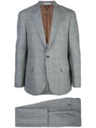 Brunello Cucinelli Micro-check Suit - Green