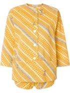 Emilio Pucci Vintage Elephant Print Playsuit - Yellow & Orange