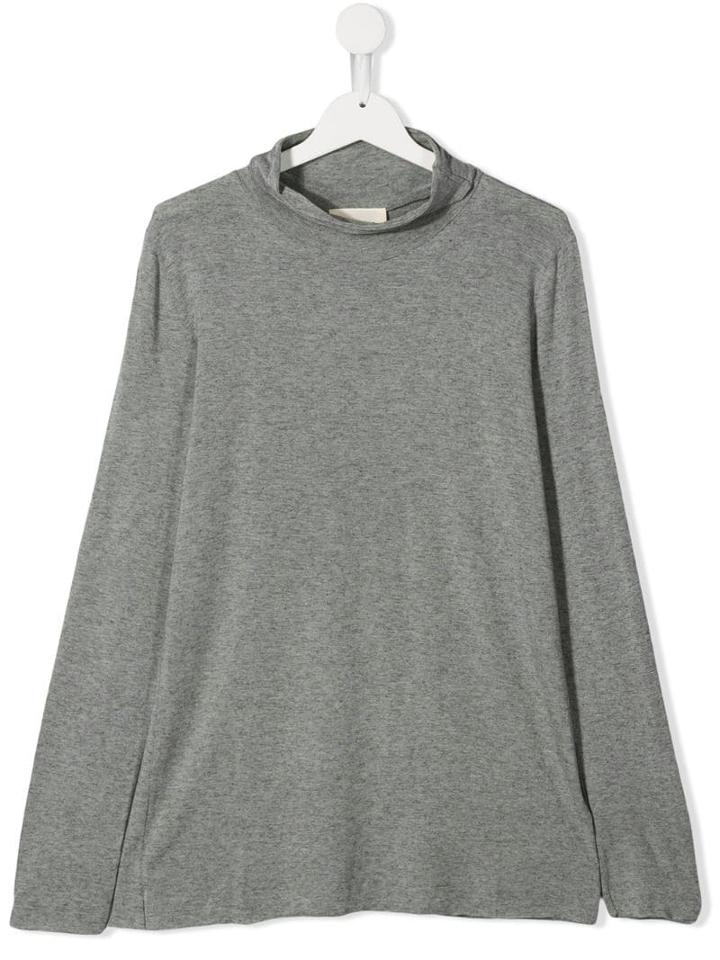 Douuod Kids Roll Neck Jumper - Grey