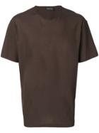 Roberto Collina Round Neck T-shirt - Brown