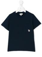 Paul Smith Junior - Logo Embroidered T-shirt - Kids - Cotton - 4 Yrs, Blue