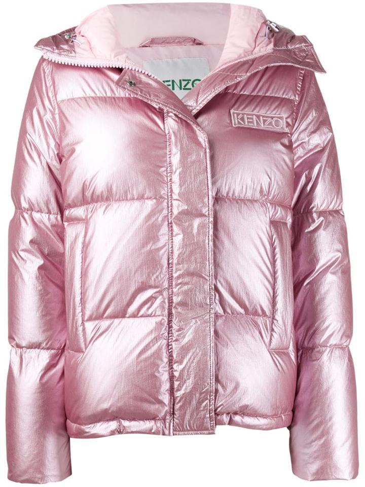 Kenzo Padded Logo Jacket - Pink