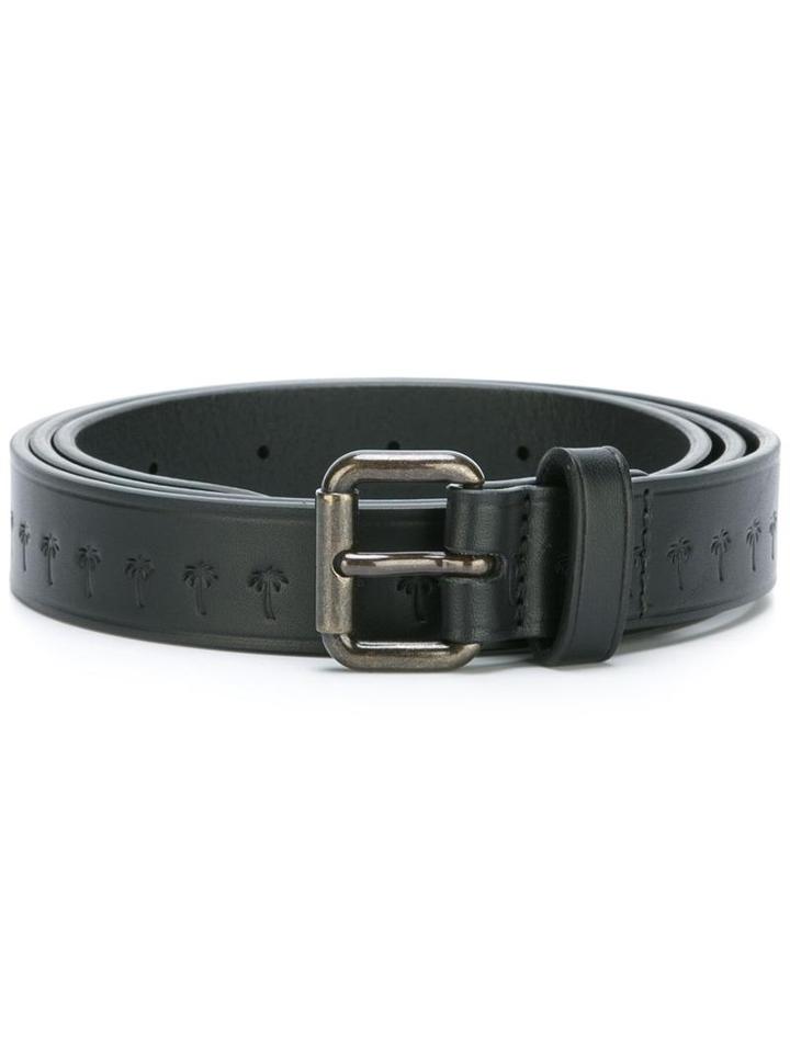 Tomas Maier 'palms' Belt, Women's, Size: 85, Black, Leather