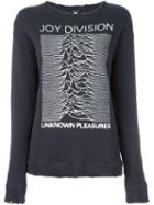 R13 Joy Division Print Sweatshirt