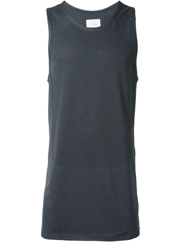 Stampd Elongated Tank Top, Men's, Size: Small, Black, Polyester