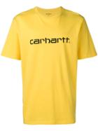 Carhartt Logo Print T-shirt - Yellow