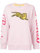 Kenzo Embroidered Tiger Sweatshirt - Pink