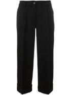 P.a.r.o.s.h. 'lily' Cropped Trousers - Black