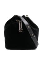 L'autre Chose Shoulder Strap Bucket Bag - Black