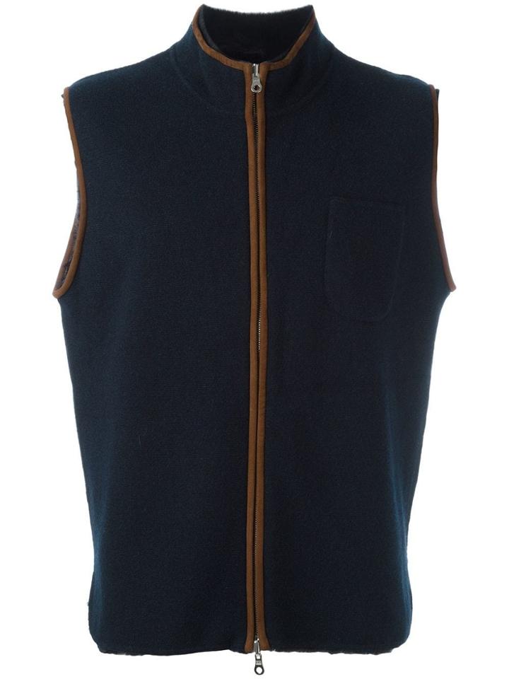 N.peal 'milano' Gilet - Blue