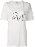 Saint Laurent Faded Love Printed T-shirt - White