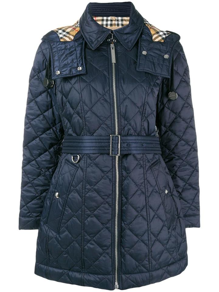 Burberry Quilted Field Jacket - Blue