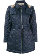 Burberry Quilted Field Jacket - Blue