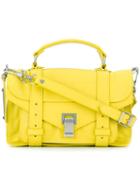 Proenza Schouler Tiny 'ps1' Satchel, Women's, Yellow/orange, Leather