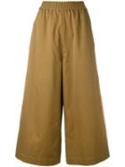 Ports 1961 Wide Leg Trousers, Women's, Size: 42, Brown, Cotton