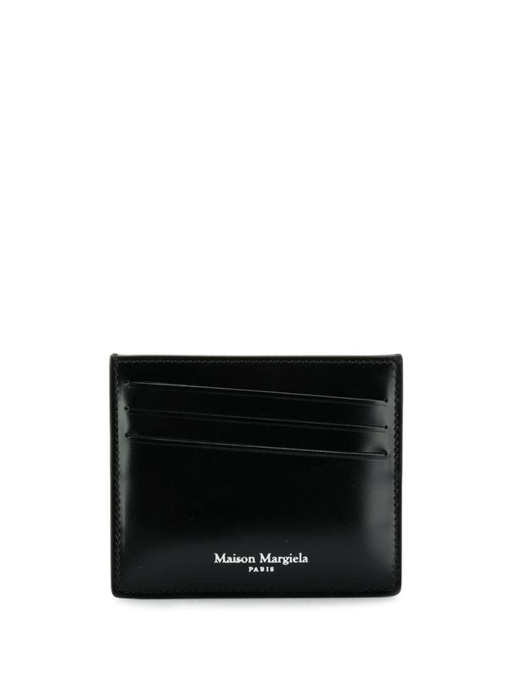 Maison Margiela Embossed Logo Card Holder - Black