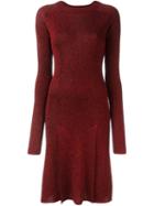 Cédric Charlier Ribbed Knitted Dress