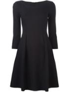 Emporio Armani Round Neck Flared Dress