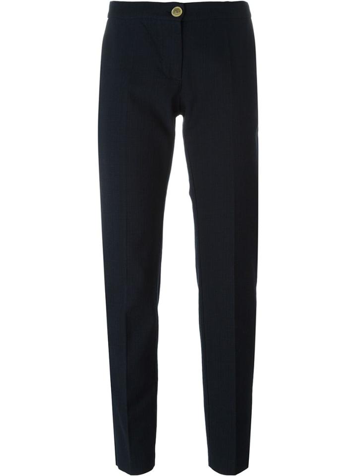 Erika Cavallini Slim Fit Trousers - Blue