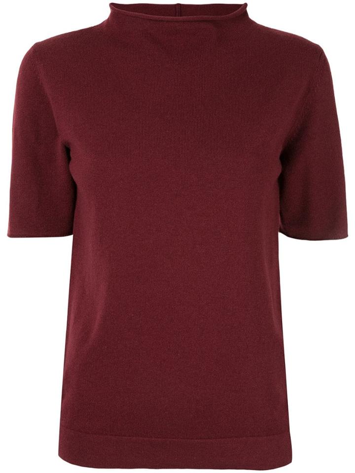 Fabiana Filippi Roll Neck Jumper - Red