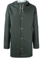 Stutterheim 'stockholm' Coat, Men's, Size: Xs, Green, Pvc