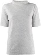 Fabiana Filippi Fine Knit T-shirt - Grey