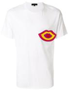 Comme Des Garçons Homme Plus Lip Patch T-shirt - White