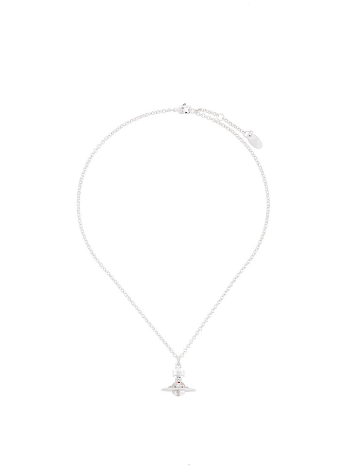 Vivienne Westwood Embellished Orb Necklace - Metallic
