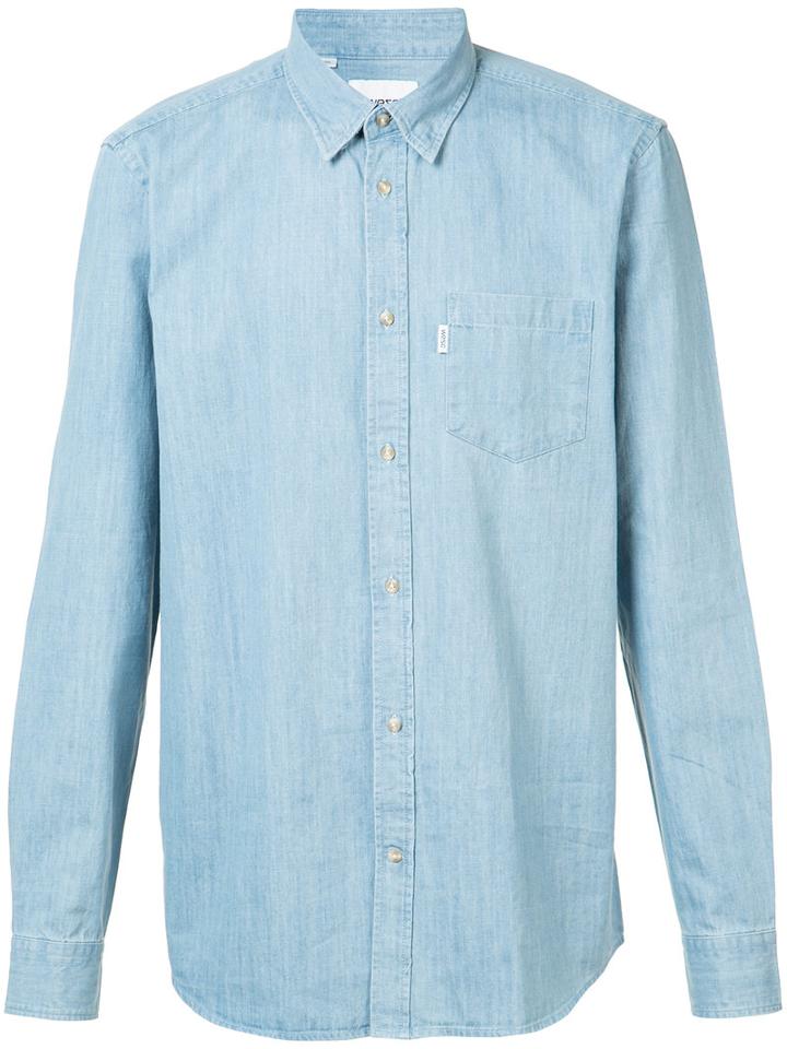 Wesc - Oke Shirt - Men - Cotton - Xl, Blue, Cotton