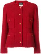 Chanel Pre-owned 1993 Tweed Jacket - Red
