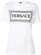 Versace Logo Patch T-shirt - White