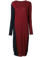 Marni - Reversible High Low Dress - Women - Virgin Wool - 44, Red, Virgin Wool