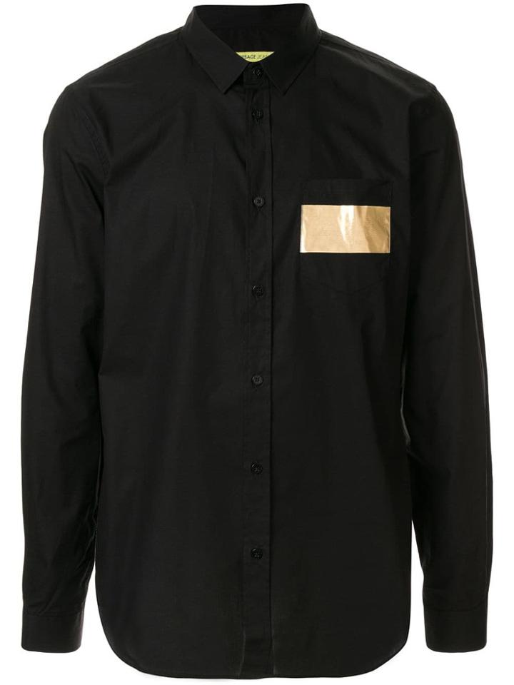 Versace Jeans Detail Pocket Shirt - Black