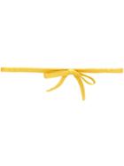 Nº21 Bow Detail Belt - Yellow