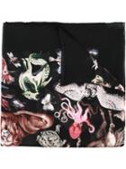 Valentino 'fantastic Animals' Scarf