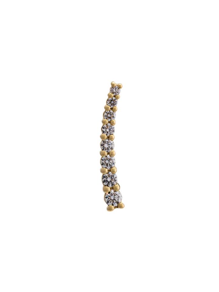 Alinka Dasha Slider Diamond Earring - Metallic