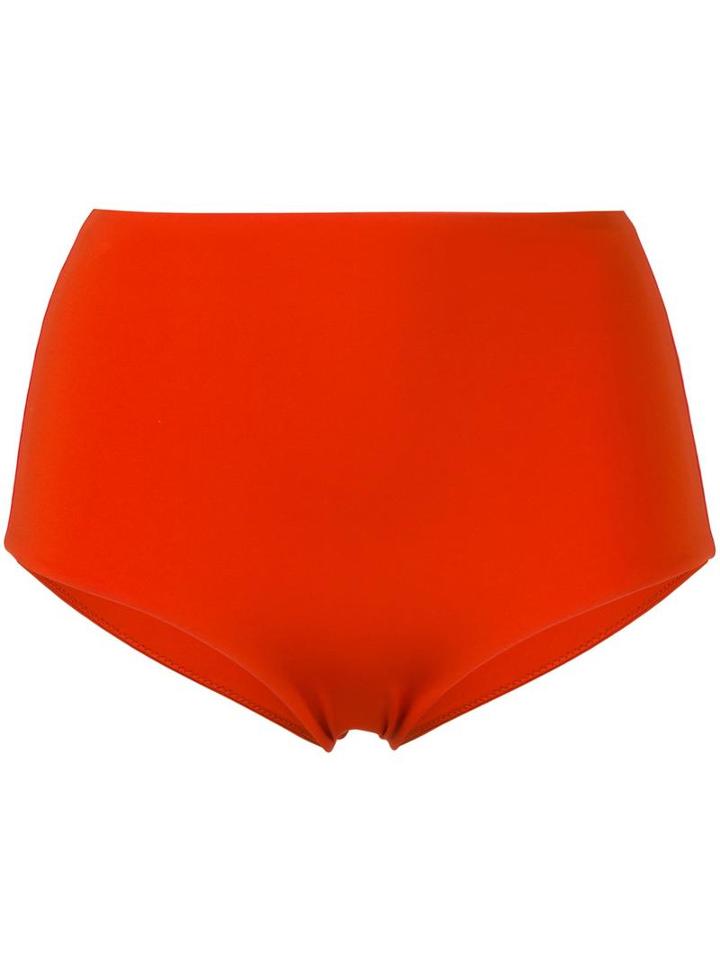 La Perla 'beach Escape' Bikini Brief, Women's, Size: 46, Yellow/orange, Nylon/spandex/elastane