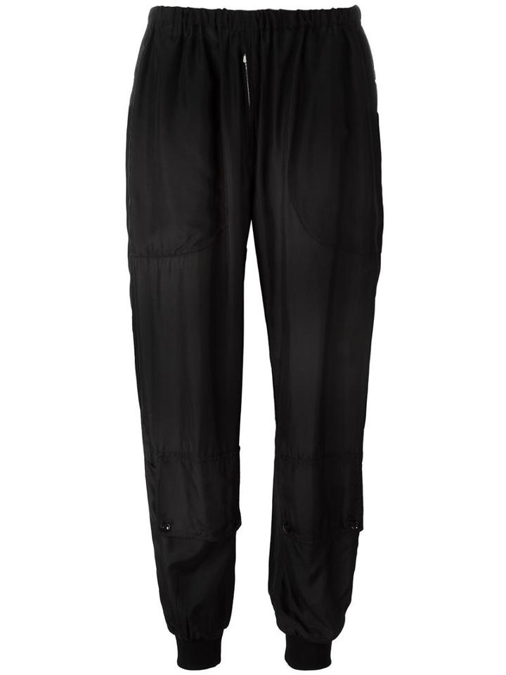 Katharine Hamnett Elasticated Trousers, Women's, Size: Small, Black, Silk