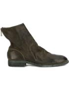 Guidi Zip-up Fitted Boots - Green