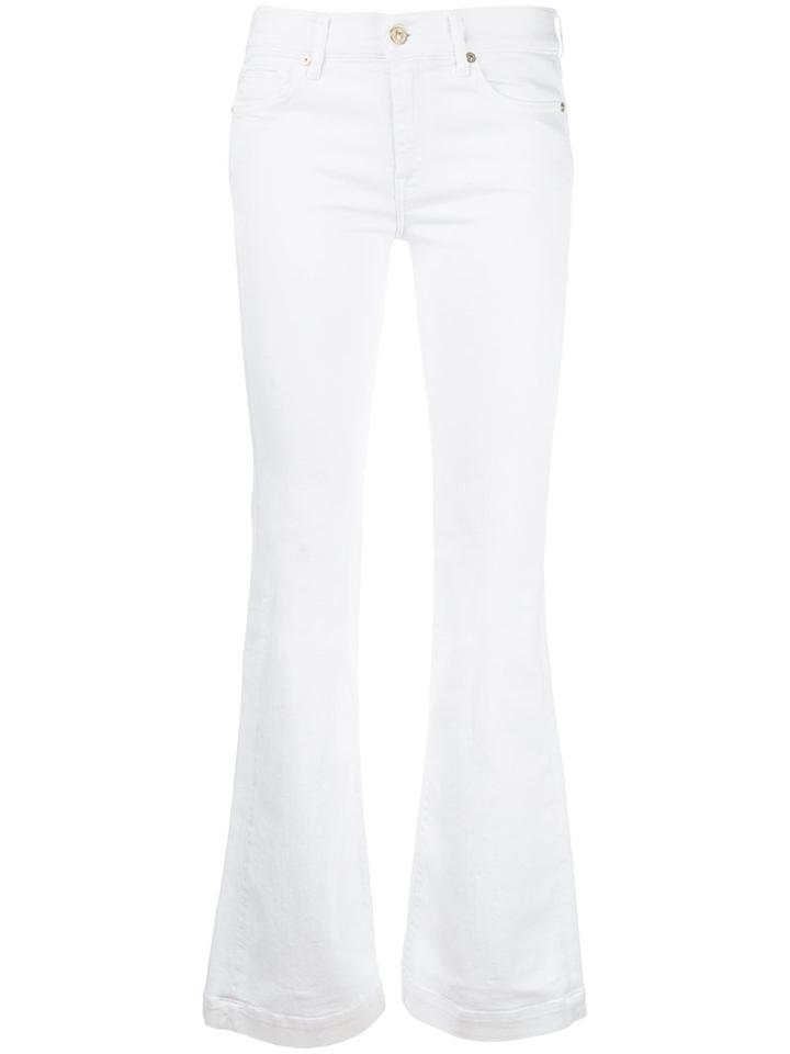 7 For All Mankind - Charlize Jeans - Women - Cotton/polyester/spandex/elastane - 29, White, Cotton/polyester/spandex/elastane