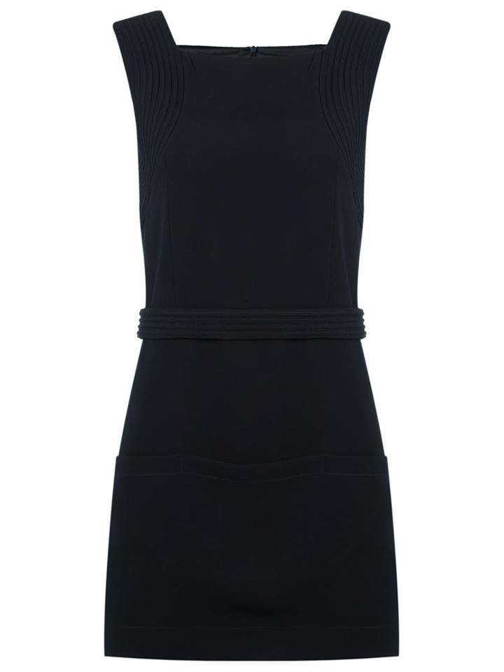 Gloria Coelho Side Pockets Dress, Women's, Size: 40, Blue, Acetate/polyester