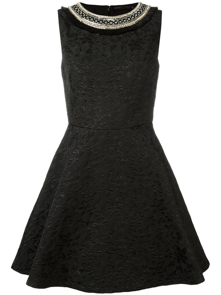 Amen Flared Dress - Black