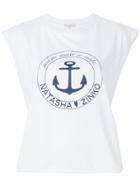 Natasha Zinko Logo Patch T-shirt - White