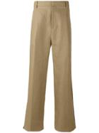 Givenchy Wide Leg Trousers - Nude & Neutrals